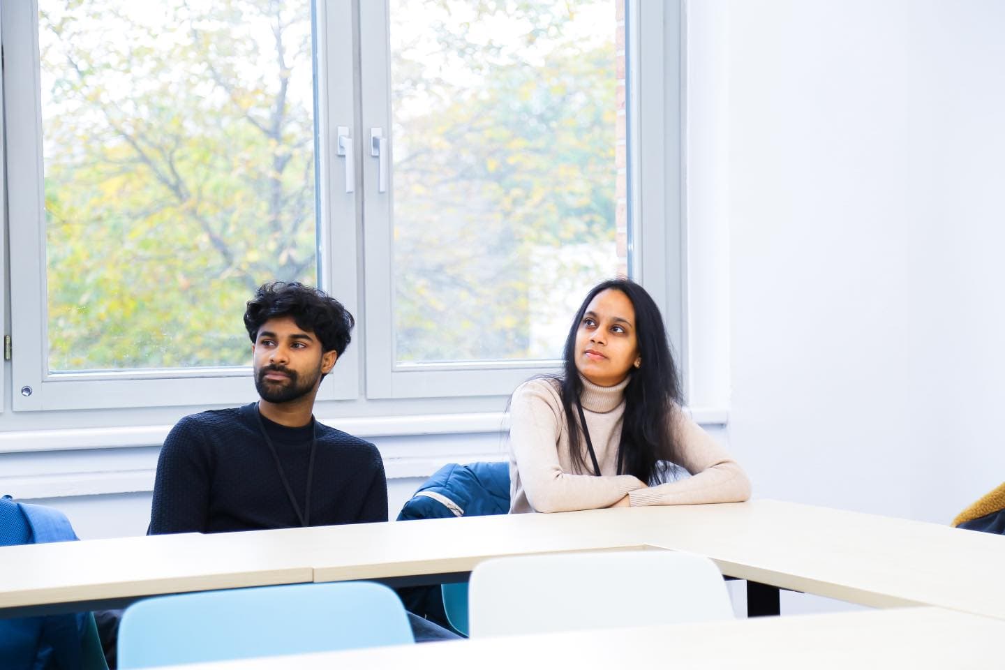 Students on campus